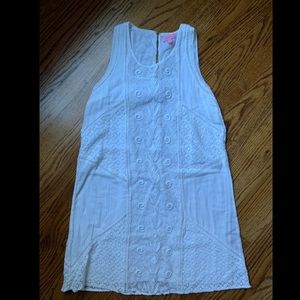 White Lilly Pulitzer Small Lace Dress Sleeveless